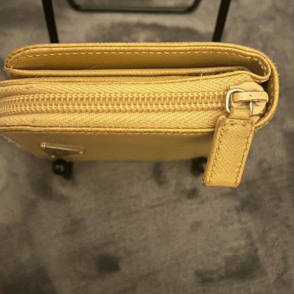 Prada Beige/Camel color Compact wallet - Picture 9 of 12